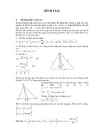 Hệ Thức Hình Học - THCS