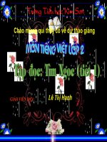 Bài tập đọc Tìm ngọc- lớp 2 - Lê Hạnh