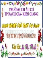 Gián án LTVC TUẦN 20