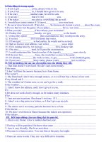 Bài giảng dạy thêm Tiếng Anh 9