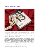 13 sự thật kỳ lạ về thứ 6 ngày 13