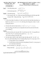 Tài liệu Thi sát hạch lần 1-KHTN- Lê xoay-2011