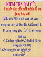 gia tri luong giac cua mot cung