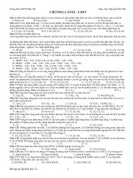 Bài tập ôn tập hóa học 12