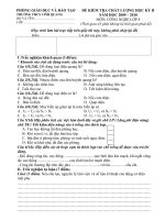 De CN 8 HK II Dung tot