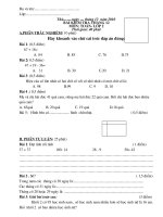 de toan on thi ki 1.lop 2