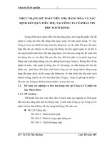 THỰC TRẠNG KẾ TOÁN TIÊU THỤ HÀNG HÓA VÀ XÁC ĐỊNH KẾT QUẢ TIÊU THỤ TẠI CÔNG TY CỔ PHẦN TIN HỌC BÁCH KHOA