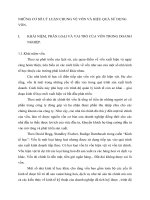 NHỮNG CƠ SỞ LÝ LUẬN CHUNG VỀ VỐN VÀ HIỆU QUẢ SỬ DỤNG VỐN