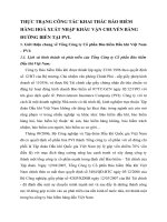 THỰC TRẠNG CÔNG TÁC KHAI THÁC BẢO HIỂM HÀNG HOÁ XUẤT NHẬP KHẨU VẬN CHUYỂN BẰNG ĐƯỜNG BIỂN TẠI PVI