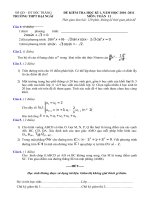 DE THI HKI. TOAN 11 (2010-2011)