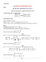 HỆ PT ĐỐI XỨNG