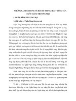 NHỮNG VẤN ĐỀ CHUNG VỀ RỦI RO TRONG HOẠT ĐỘNG CỦA NGÂN HÀNG THƯƠNG MẠI