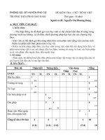 KTRA TIẾNG VIỆT 8 - 45 PHÚT