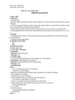 Bài giảng Luyen tap halogen