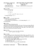 Bài giảng Đề thi vào lớp 10 năm 08-09