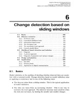 Adaptive lọc và phát hiện thay đổi P6