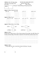 Tài liệu thi HSG nam hoc 2008-2009