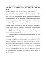 MỘT SỐ  GIẢI PHÁP NHẰM NÂNG CAO HIỆU QUẢ CÔNG TÁC HUY ĐỘNG VỐN TẠI NGÂN HÀNG NNo & PTNT HUYỆN HIỆP HOÀ - BẮC GIANG.