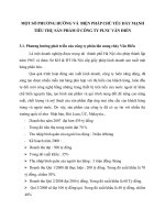 MỘT SỐ PHƯƠNG HƯỚNG VÀ  BIỆN PHÁP CHỦ YẾU ĐẨY MẠNH TIÊU THỤ SẢN PHẨM Ở CÔNG TY PLNC VĂN ĐIỂN