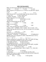 Bài soạn bt trắc nghiệm Halogen