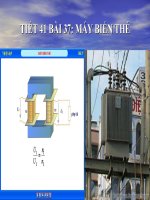 Bài giảng Máy  biến thế
