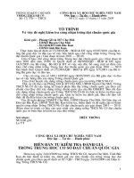 Cac quyet dinh thanh lap To chuyen mon vµ van phong