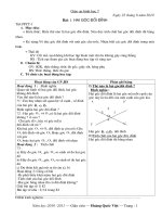 Bài giảng Toan 7 cả năm