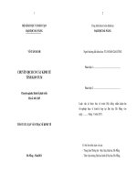 Chuyển dịch cơ cấu kinh tế tỉnh kon tum 