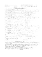 Gián án Kiem tra Hoc kỳ 1- Lẻ