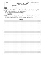 Đề kiểm tra một tiết Hình hoc 6 (T15)