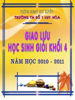 Bài soạn DO VUI DE HOC KHOI 4 DUY HOA 1