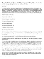 Thuyết minh về thể thơ Đường