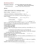 Bài soạn Đề tham khảo TN Toán số 5