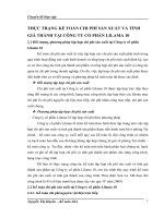 THỰC TRẠNG KẾ TOÁN CHI PHÍ SẢN XUẤT VÀ TÍNH GIÁ THÀNH TẠI CÔNG TY CỔ PHẦN LILAMA 10