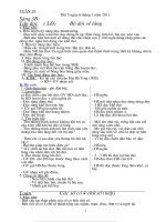 Bài soạn Kế hoạch bài dạy tuần 19ngày 2 buổi( buổi ít)