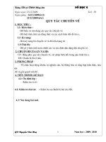 Bài giảng giao an toan 6 moi nhat theo chan KTKN 2010 -2011