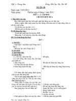 Gián án Giao an lop 2 tuan 19