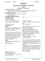 Bài soạn giao an buoi 1 lop 3