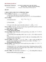 Bài soạn Đề tham khảo TN Toán số 9