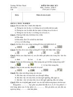Tài liệu Đề kiểm tra HK1 K4