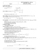 Tài liệu Đề ôn tập Toán 11 HK2 - đề số 7