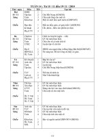 GA L4 TUẦN 14 (2 BUỔI)- CHUẨN KT-KNS-BVMT-CỰC HOT