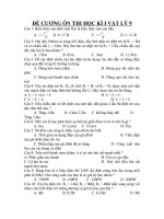 de cuong on trac nghiem ly 9