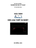 giáo trình kim loại thiết bị nhiệt