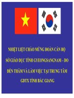 Giới thiệu về Trung tam GDTX tỉnh Bắc Giang