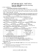 de kiem tra hoc ky II mon van 6