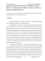 MỘT SỐ GIẢI PHÁP NHẰM NÂNG CAO HIỆU QUẢ HOẠT ĐỘNG CỦA NGHIỆP VỤ BẢO HIỂM VẬT CHẤT XE Ô TÔ TẠI PHÒNG BẢO HIỂM ĐỐNG ĐA