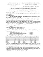 Lịch thi học kỳ I - năm học 2010 - 2011