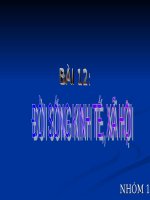 Bài 12: Đời sống kinh tế - văn hóa