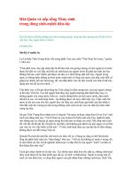 Hải-Quân và nếp sống Thủy-sinh trong dòng sinh-mệnh dân-tộc